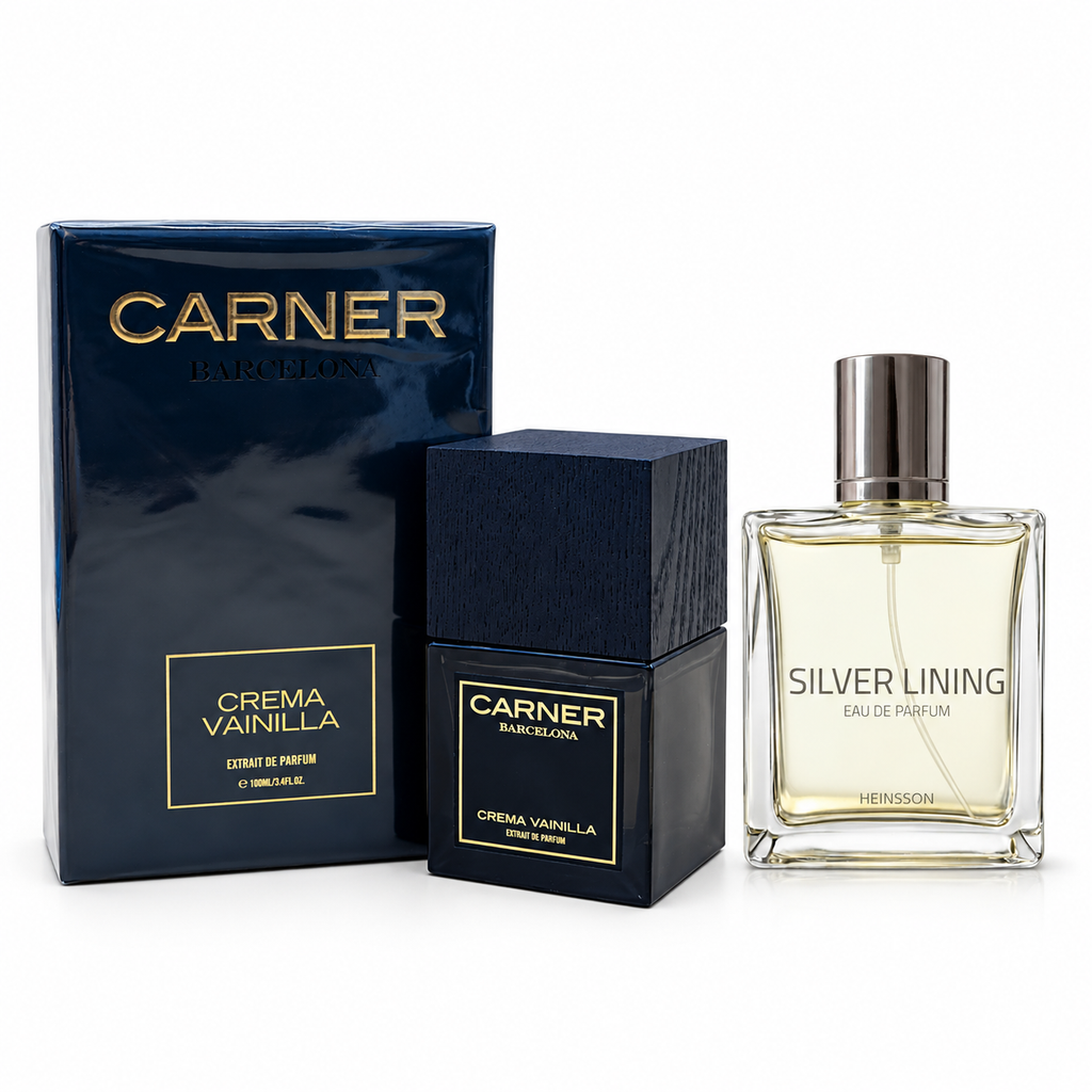 Das Elegante Duo Bundle Heinsson Silver Lining & CREMA VAINILLA - CARNER BARCELONA