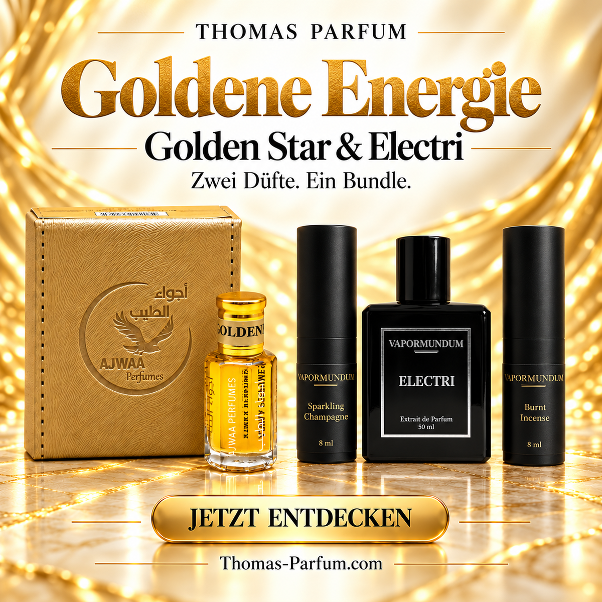 Goldene Energie Bundle - Electri & Golden Star Perfume Oil