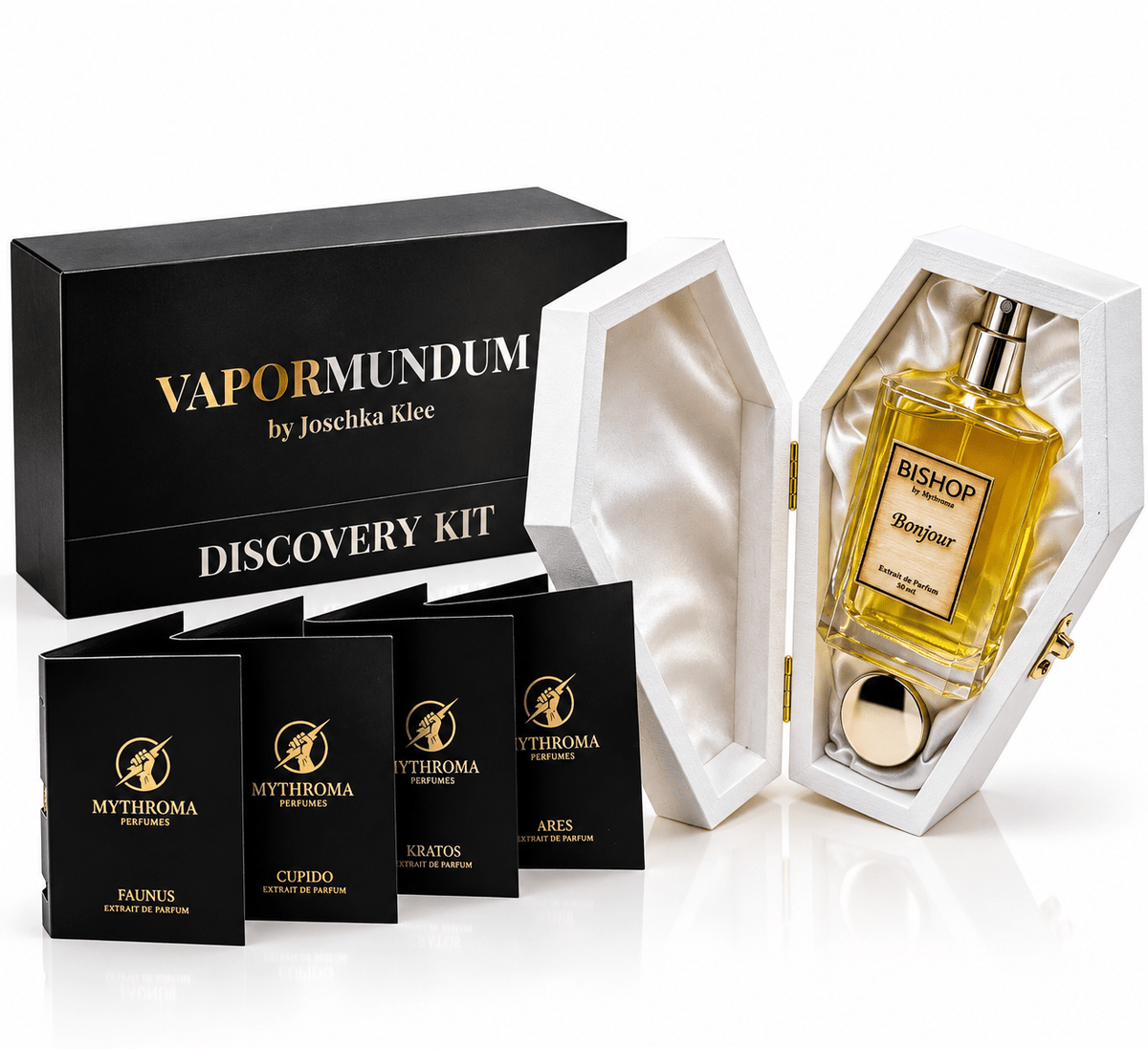 BONJOUR inklusive Probenbundle Mythroma und Vapormundum - thomas-parfum.com