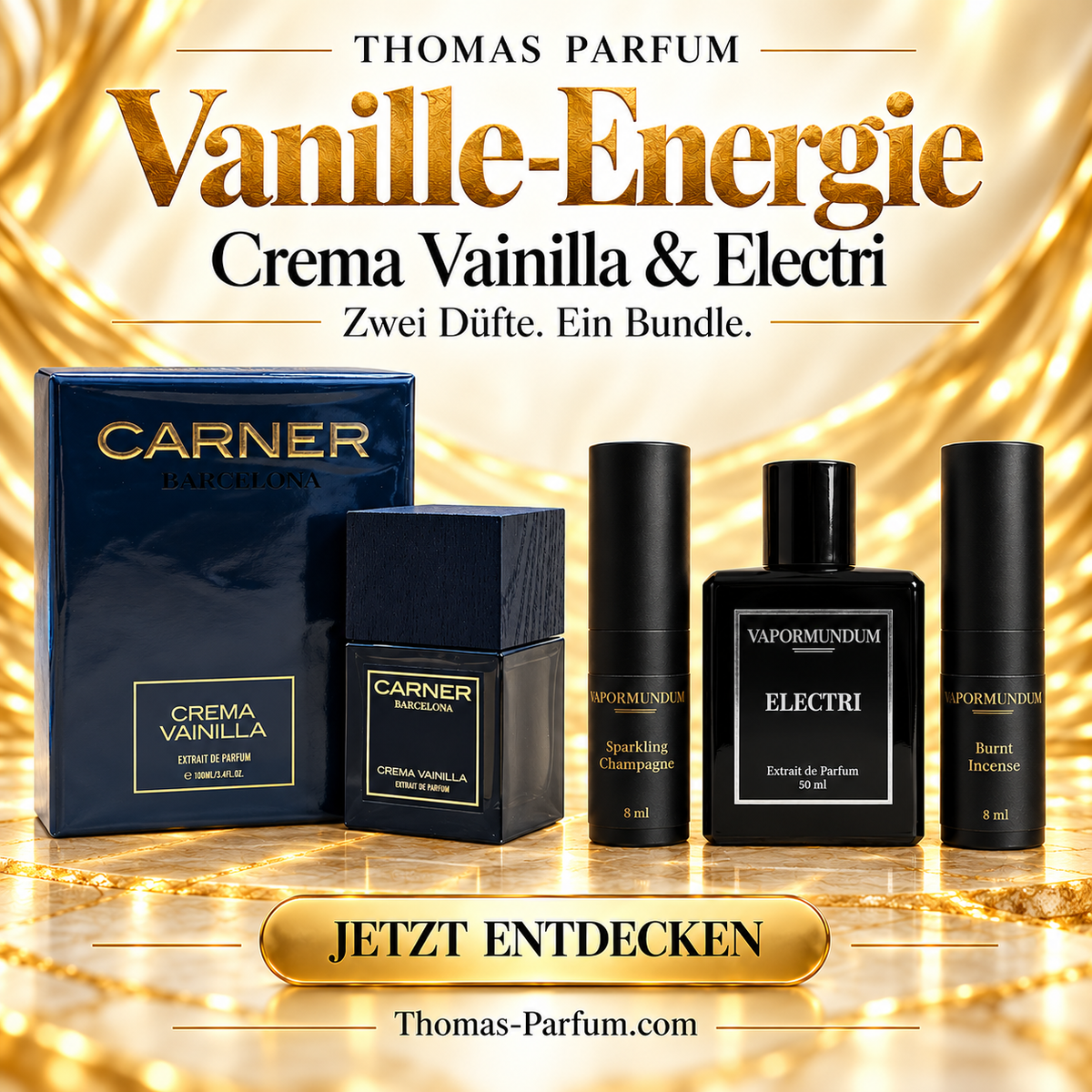 Vanille Energie Bundle - Electri & Carner Barcelona Crema Vainilla