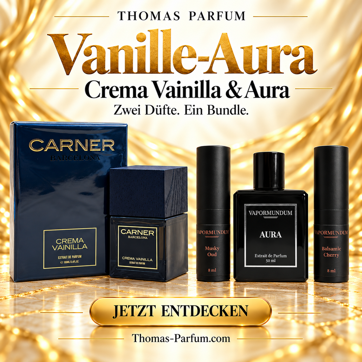 Vanille Aura Bundle - Aura & Carner Barcelona Crema Vainilla
